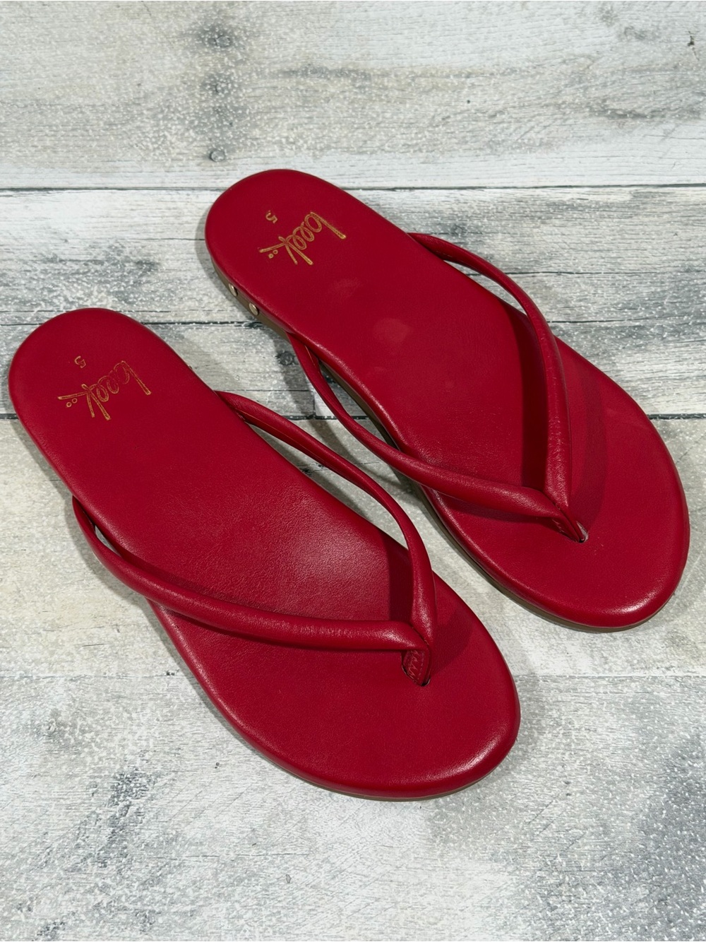 BEEK Sunbeam Flip Flop In Beach Tomato - Size - 5.US